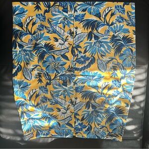 Beautiful Summer Linen Knee Length Skirt